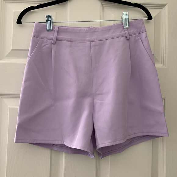 Missguided Lilac Co-ord Button Front Vest and Tailored Shorts Set - Picture 5 of 12